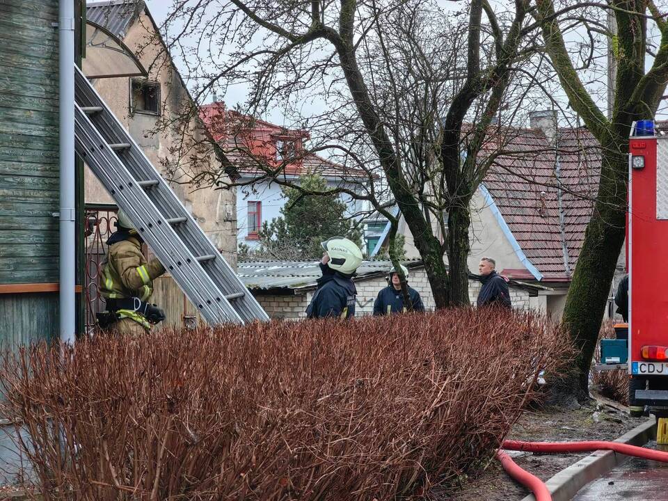 Gaisras Žaliakalnio daugiabutyje