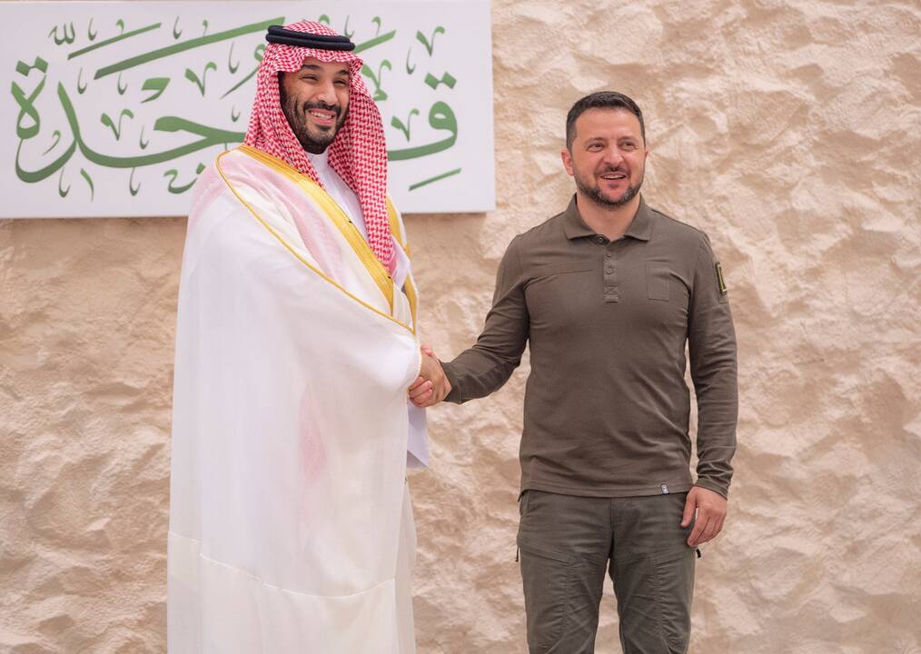 V. Zelenskis dėkoja Saudo Arabijai už paramą 