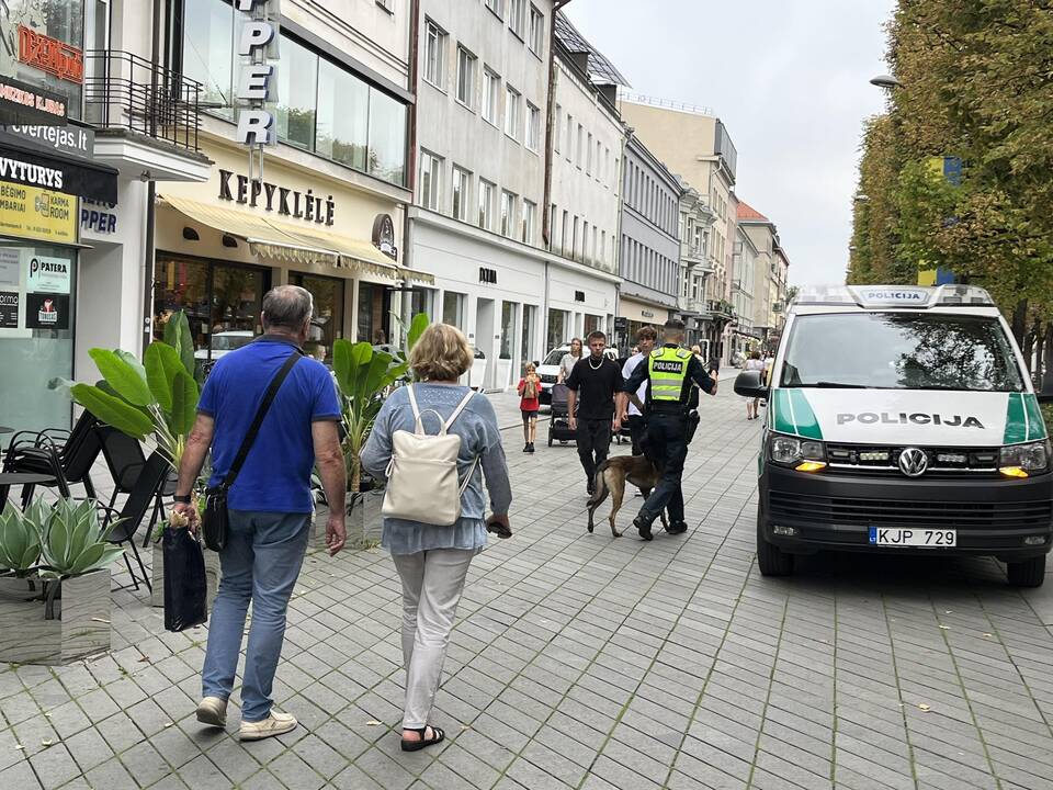 Žiaurios muštynės Laisvės alėjoje: kaukėta gauja lazdomis talžė mafijos veikėjus