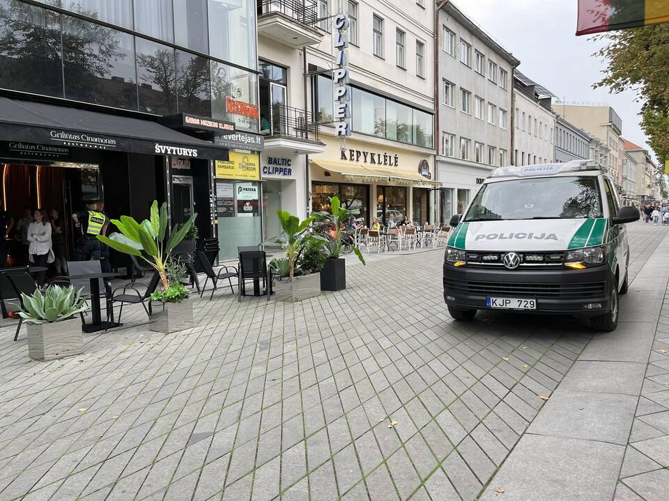 Žiaurios muštynės Laisvės alėjoje: kaukėta gauja lazdomis talžė mafijos veikėjus