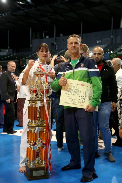 Tąsa: pasaulio vicečempionė I.Mikštaitė toliau intensyviai treniruojasi.