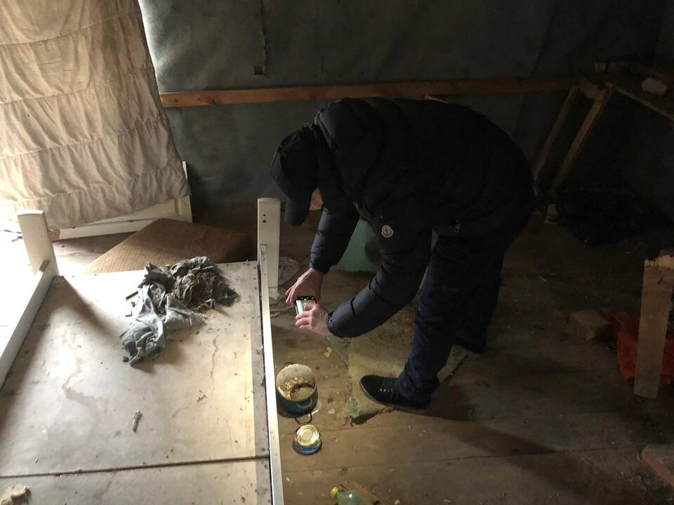 Sunyko: šiandien buvusios H.Daktaro buveinės pastatai primena siaubo filmo dekoracijas.