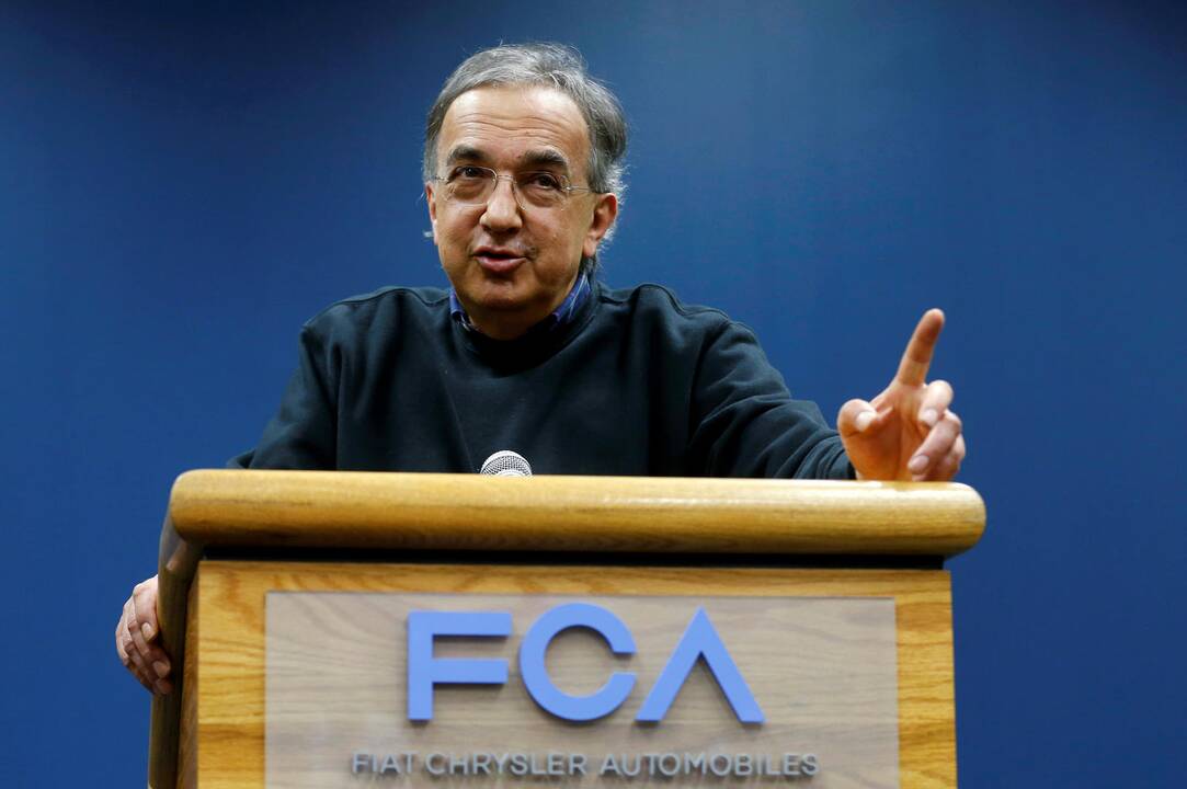 FCA vadovas Sergio Marchionne 