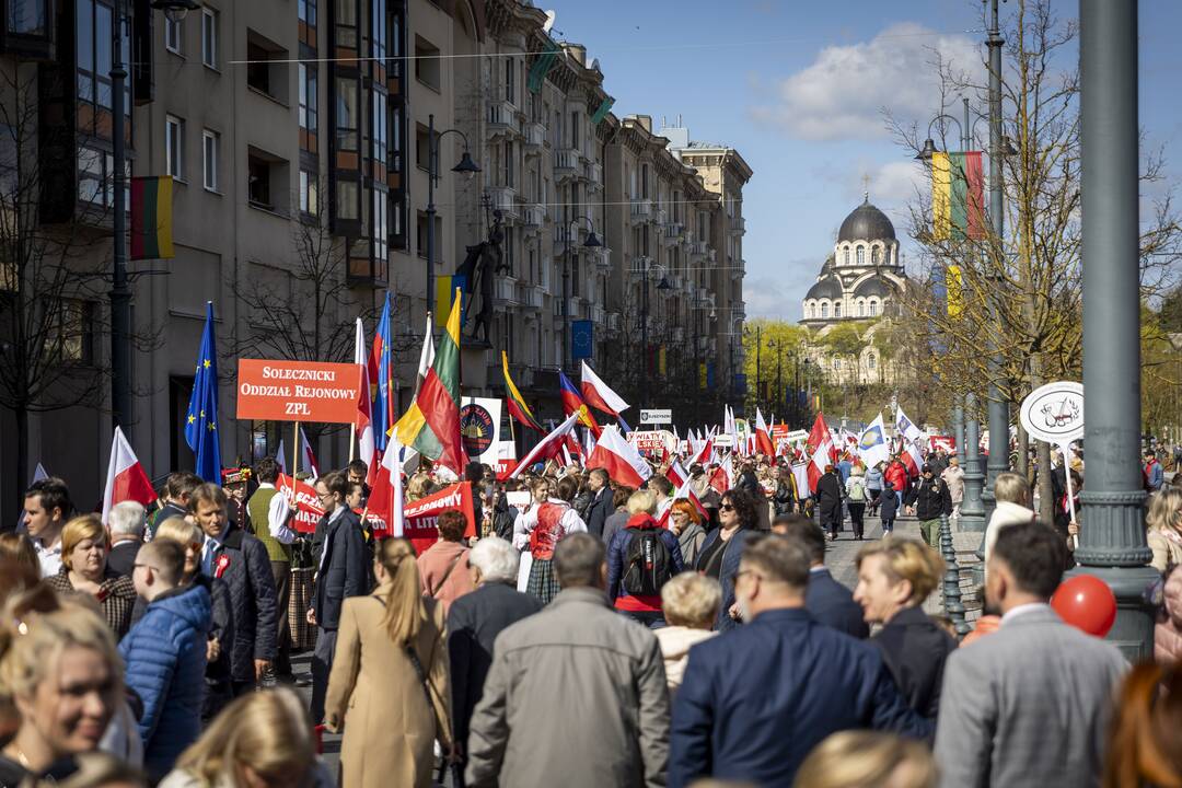 Sostinės gatvėse – Lietuvos lenkų eisena