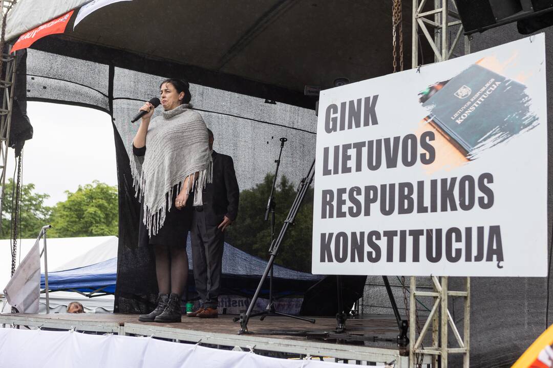 Šeimų sąjūdžio protestas prie Seimo