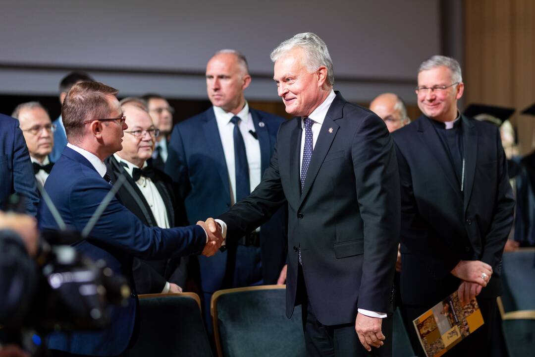 LSMU rektoriaus prof. Rimanto Benečio inauguracijos iškilmės