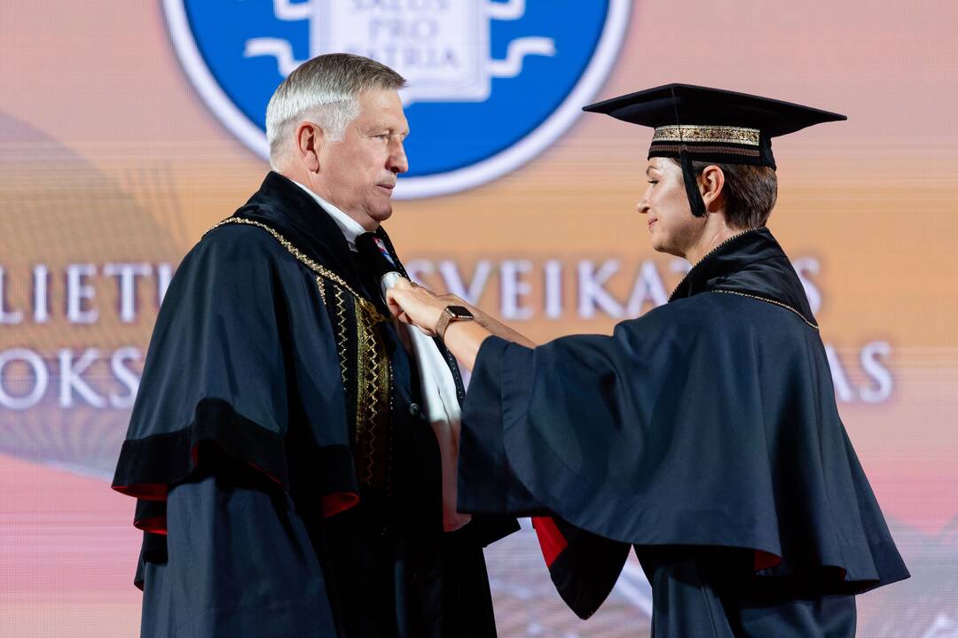 LSMU rektoriaus prof. Rimanto Benečio inauguracijos iškilmės