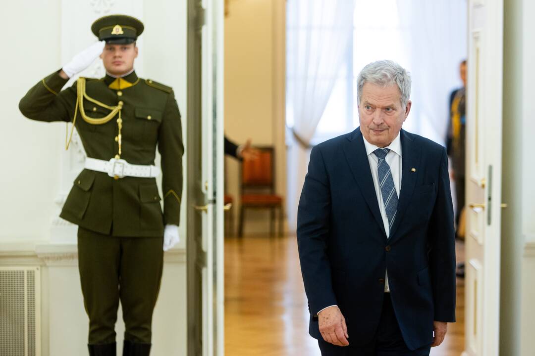 Oficialus Suomijos prezidento S. Niinisto sutikimas prezidentūroje