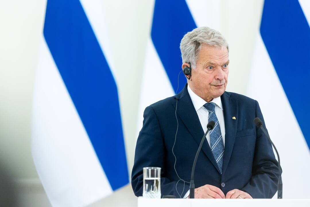 Oficialus Suomijos prezidento S. Niinisto sutikimas prezidentūroje