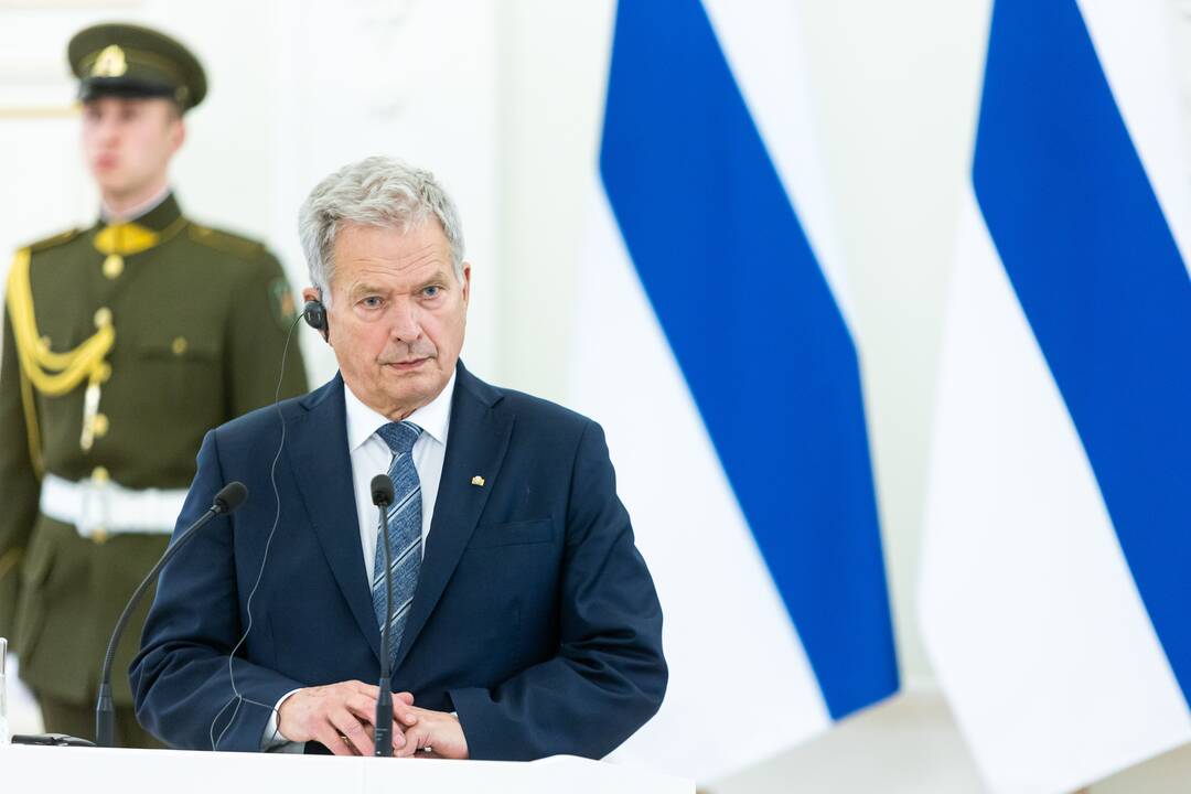 Oficialus Suomijos prezidento S. Niinisto sutikimas prezidentūroje