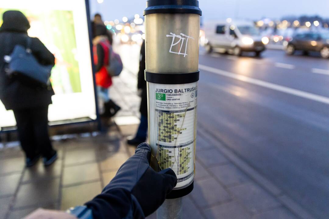 Vilniuje – viešojo transporto vairuotojų streikas