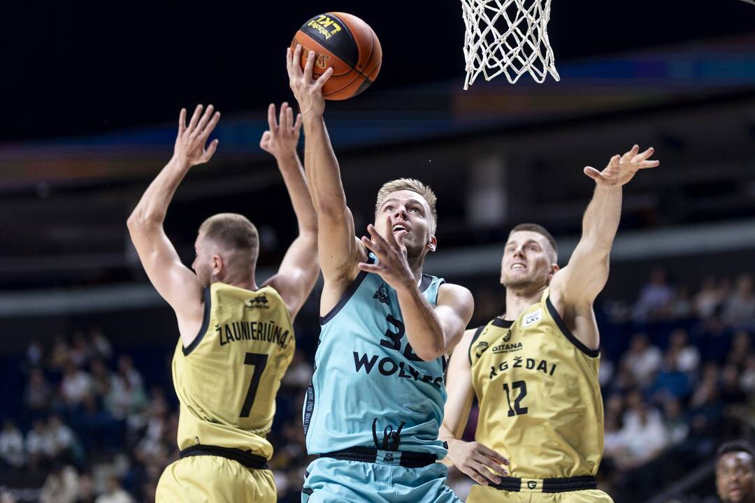 LKL rungtynės: „Wolves“ – „Gargždai“