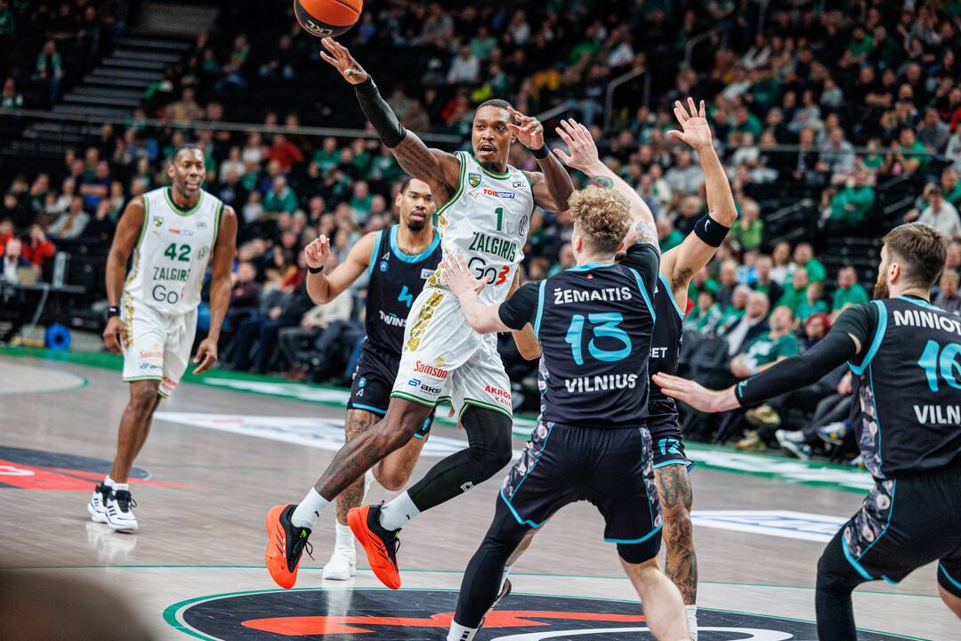 LKL: Kauno „Žalgiris“ ir Vilniaus „Wolves“