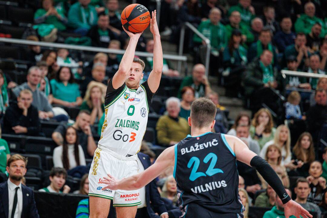 LKL: Kauno „Žalgiris“ ir Vilniaus „Wolves“