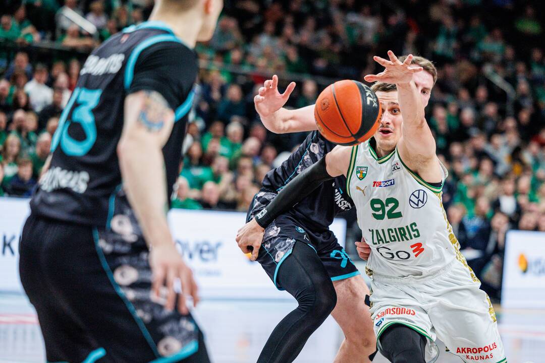 LKL: Kauno „Žalgiris“ ir Vilniaus „Wolves“