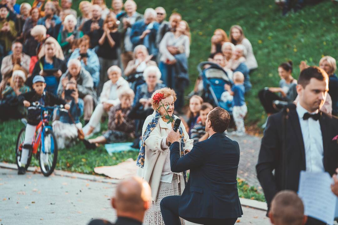 Kauko laiptų terasoje skambėjo auksinės D. Dolskio dainos