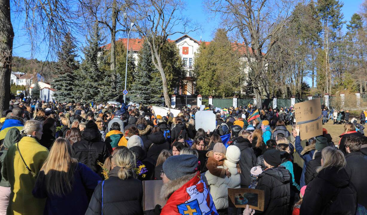 Berlyne – šimtatūkstantinė solidarumo akcija Ukrainai palaikyti
