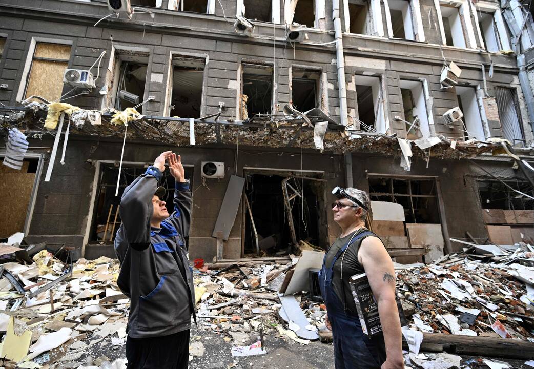 Ukrainos valstybingumo dieną – okupantų smūgiai Kyjivo priemiesčiams