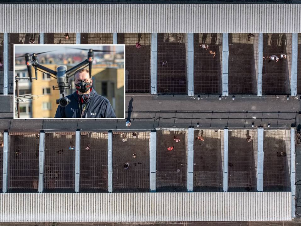 Situacija: daug metų iš paukščio skrydžio fotografuojantis A.Repšys siūlytų keisti požiūrį ir į vaizdų fiksavimą dronais. "Kai draudimas yra absoliutus, žmonės jį pažeidžia ir skraido nelegaliai", – sako jis.