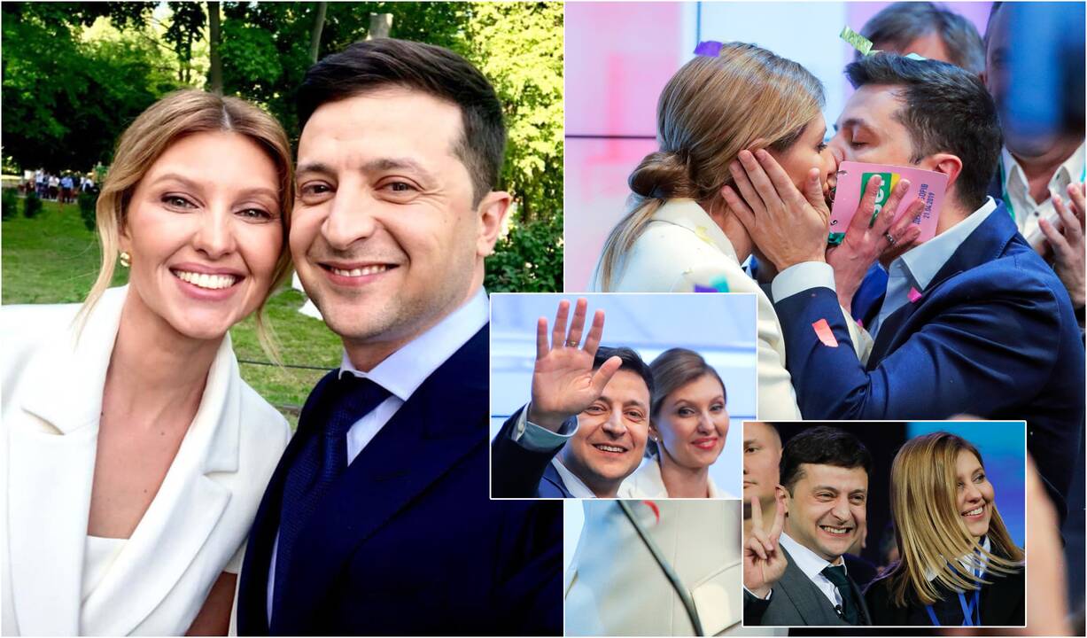 Olena Zelenska ir Volodymyras Zelenskis