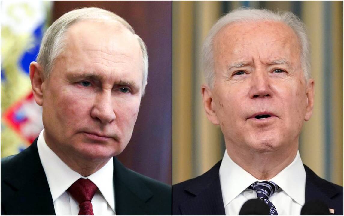 Vladimiras Putinas ir Joe Bidenas