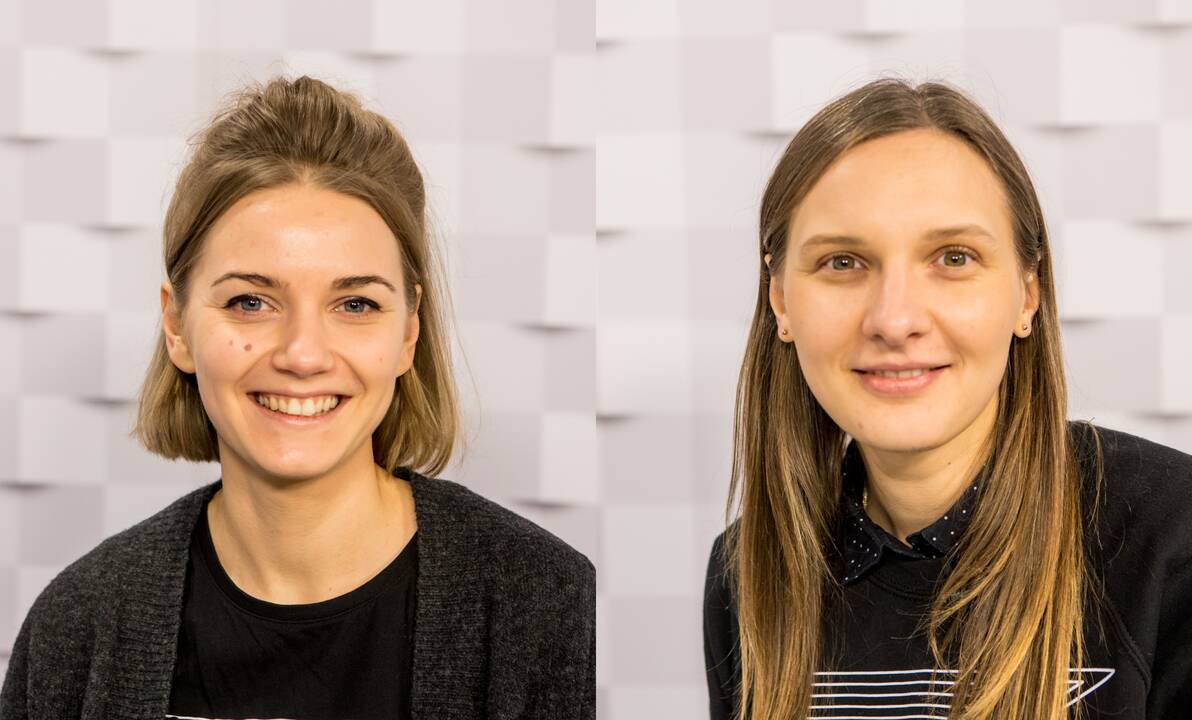 Klaudija Aleksandravičiūtė ir Simona Savickaitė