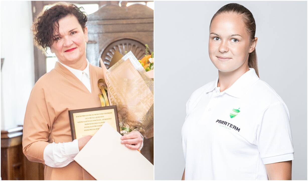Andromeda Rybakovienė (kairėje) ir Oksana Dobrovolskaja (dešinėje)