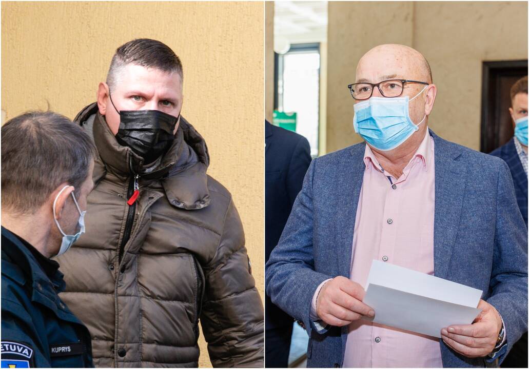 Vilius Šiliauskas (kairėje) ir Visvaldas Matijošaitis (dešinėje)
