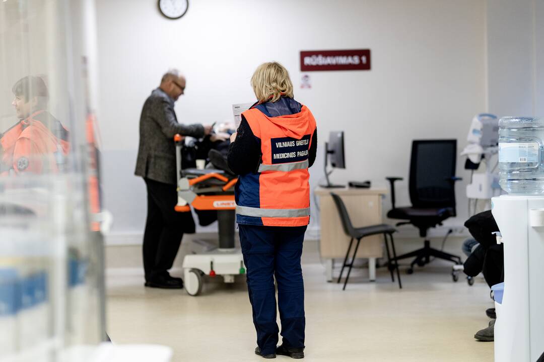 Pacientų apgultis Lazdynų ligoninės skubios pagalbos skyriuje