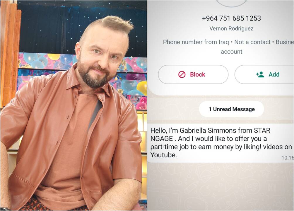 Vos į sukčių pinkles nepatekęs Stano: noriu perspėti Lietuvos vyrus