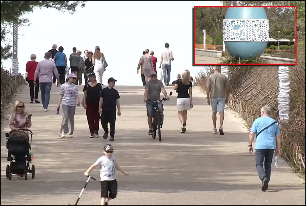 Palanga sulaukė dvigubos poilsiautojų bangos 