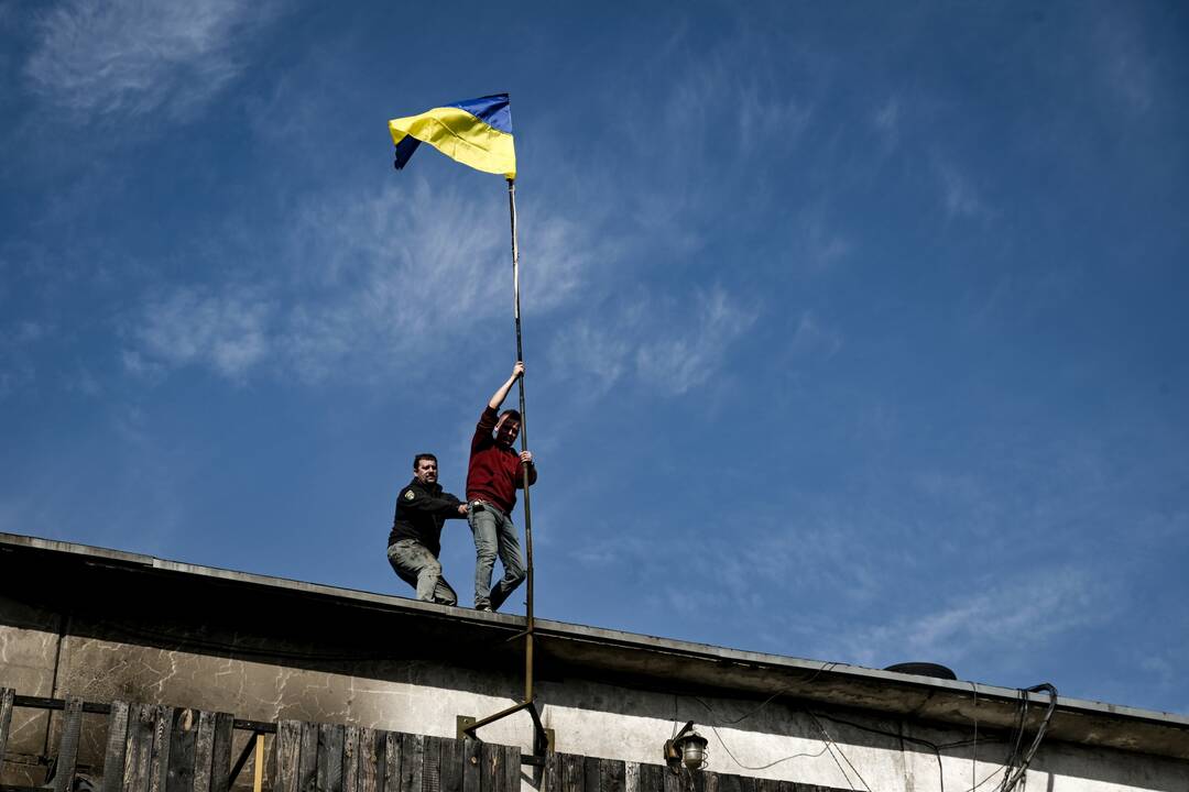 Ukrainos kariuomenė teigia atkovojusi nedidelį kaimą Luhansko srityje
