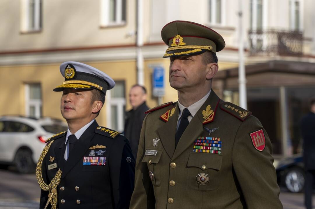 Lietuvoje lankėsi Singapūro kariuomenės vadas