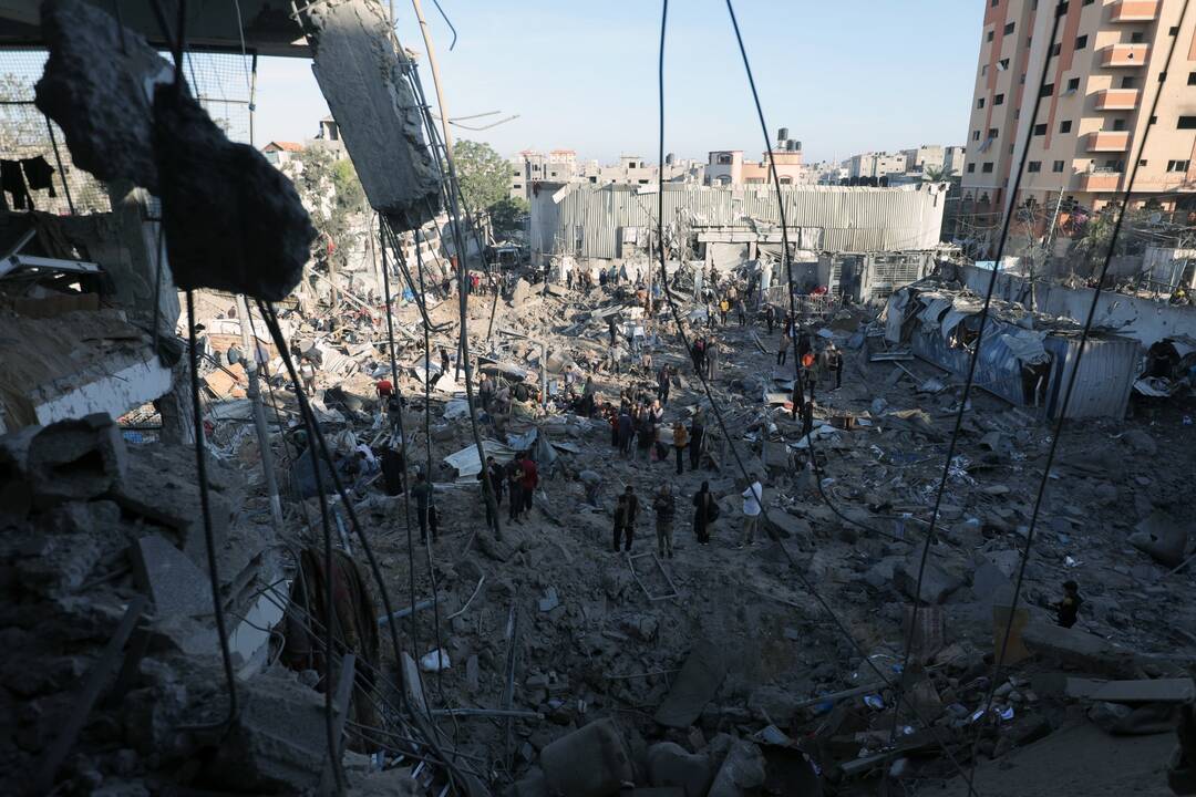 „Hamas“ teigia, kad surengė tiesiogines derybas su JAV dėl ugnies nutraukimo Gazoje