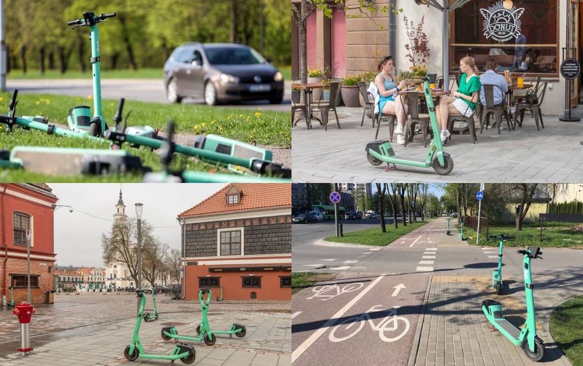 Nori daugiau tvarkos: nuomojami paspirtukai Kaune bet kur nesimėtys?