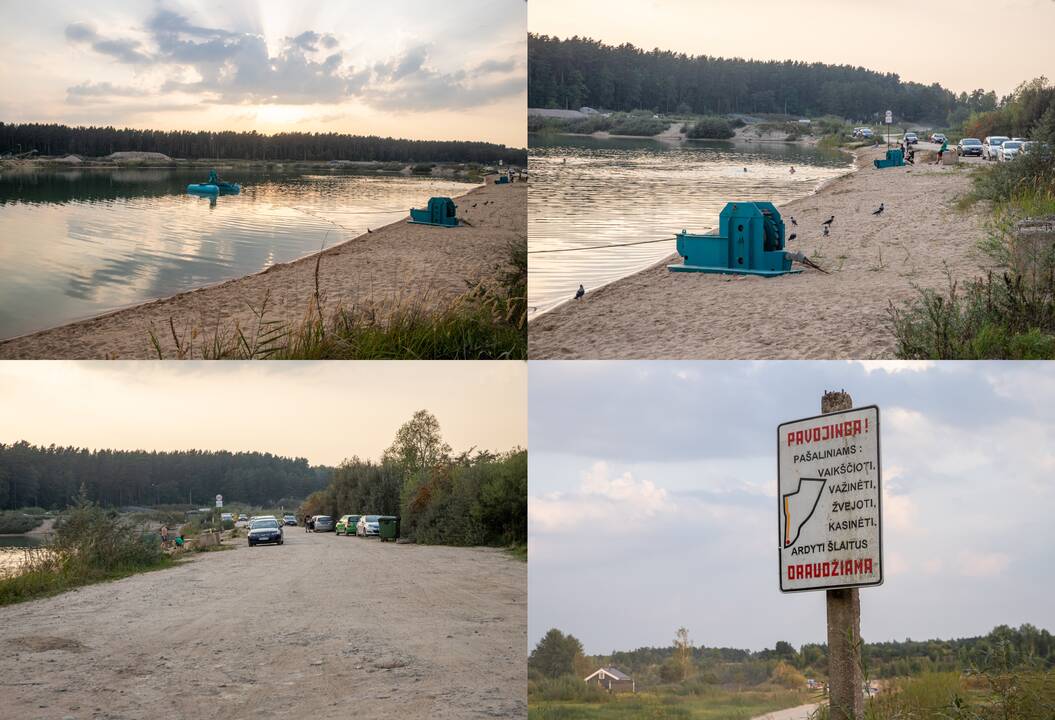 Neramu: vietiniai gyventojai pasipiktino Vaišvydavos karjere vykdytomis pratybomis, dėl jų metu naudoto katerio žmonės nesijautė saugūs.
