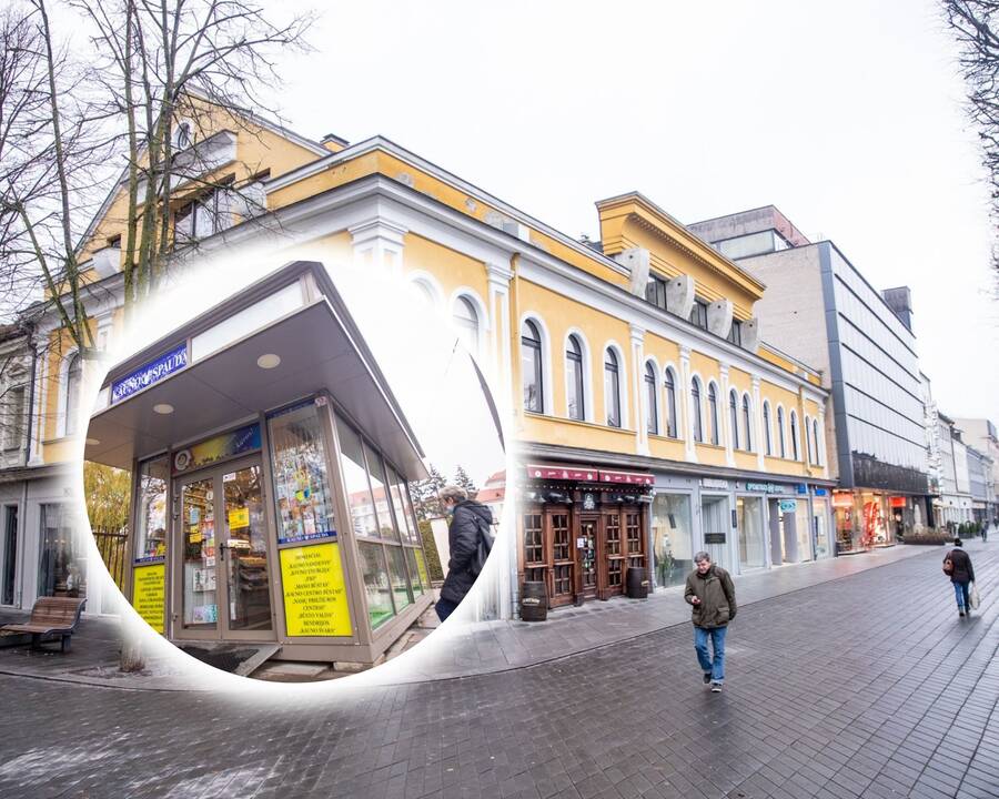 Tuštuma: Laisvės alėjoje neliko patogiai išdėstytų spaudos kioskų ar paviljonų, kur būtų galima įsigyti spaudos.