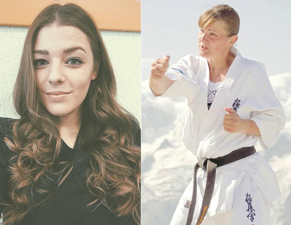 Justina Gervytė (kairėje) ir Inga Mikštaitė (dešinėje)
