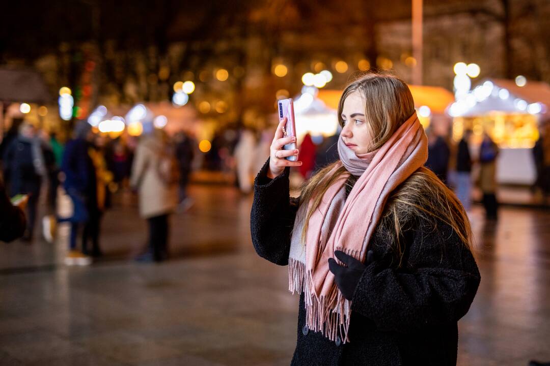 Kalėdų eglės įžiebimas Vilniuje 2021