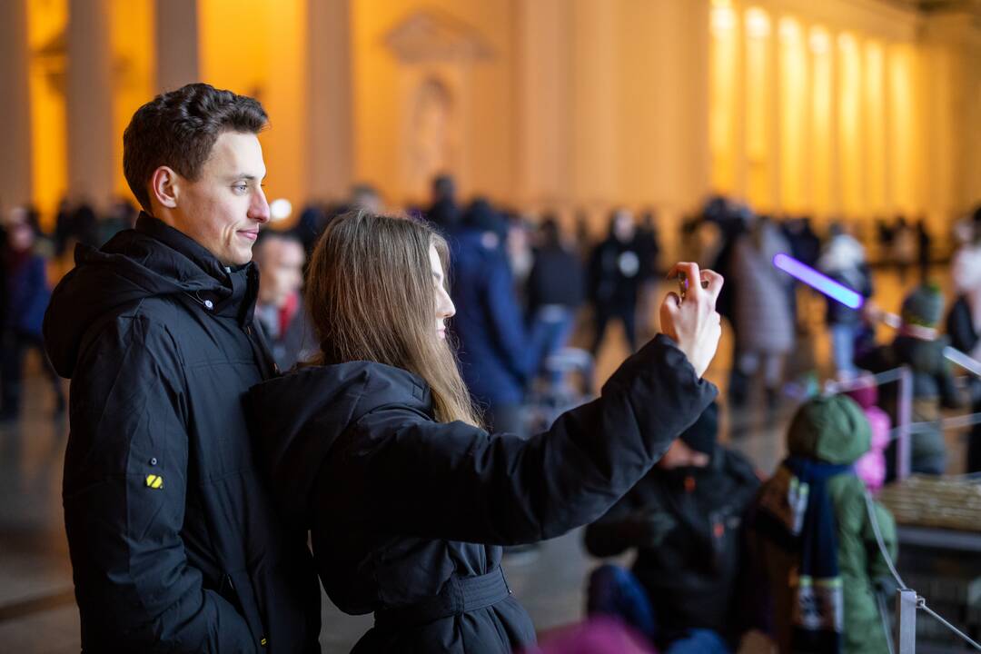 Kalėdų eglės įžiebimas Vilniuje 2021