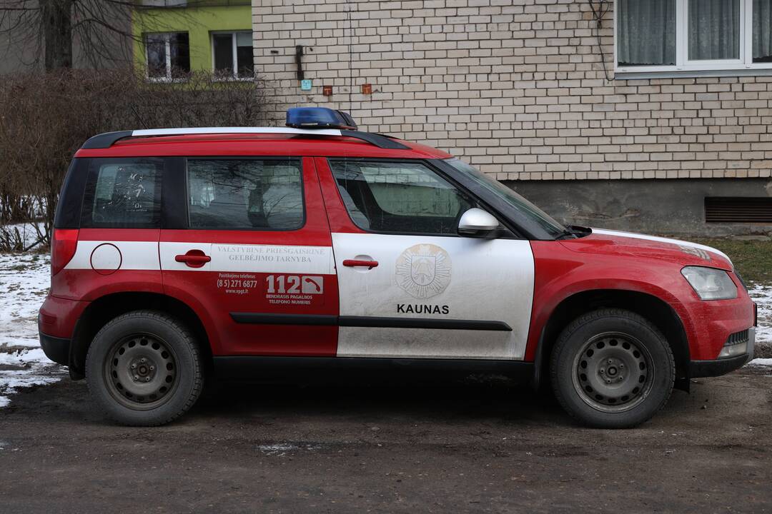 Gaisras Lietuvos inžinerijos kolegijos bendrabutyje