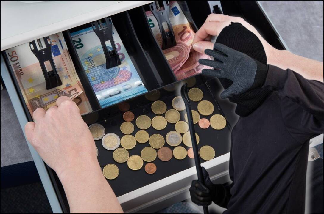 Vidury nakties – aliarmas dėl vagystės Kauno kavinėje