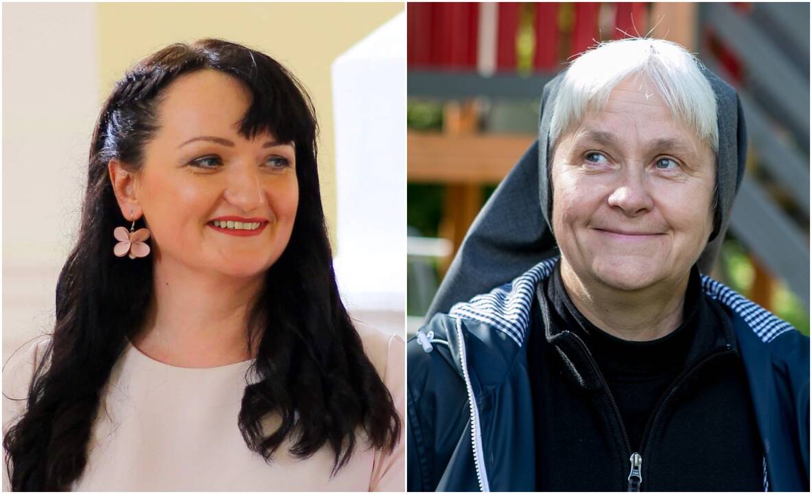 Kristina Skrockienė (kairėje) ir Irutė Dovydaitytė (dešinėje)