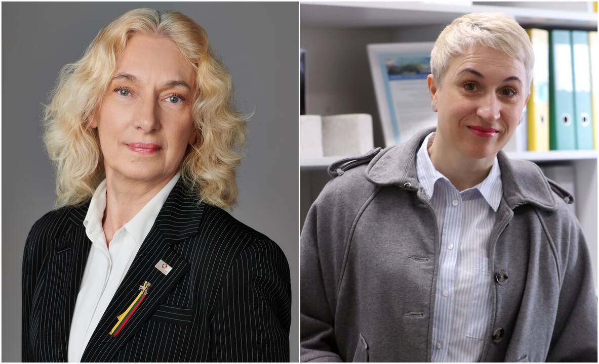 Aušra Jurevičiūtė (kairėje) ir Odeta Rumšaitė (dešinėje)