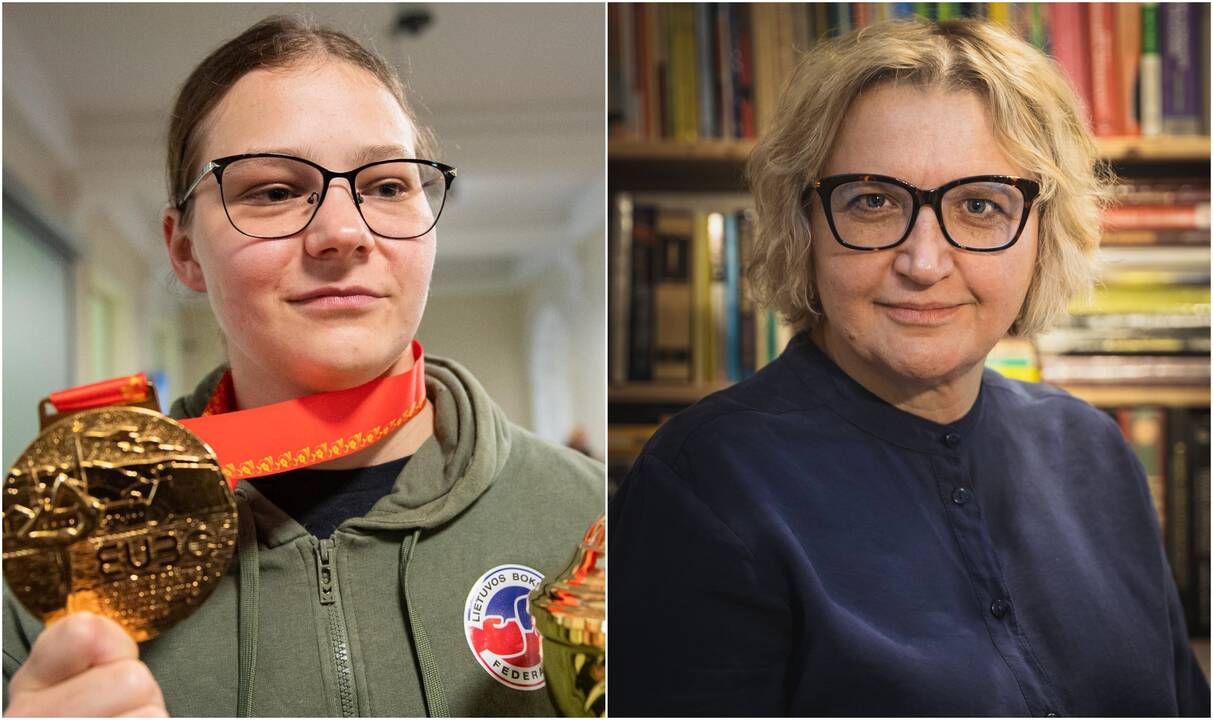 Gabrielė Stonkutė (kairėje) ir Vilija Dabrišienė (dešinėje)