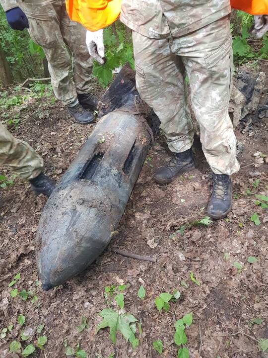 Aleksote aptikta mažiausiai pusšimtis aviacinių bombų