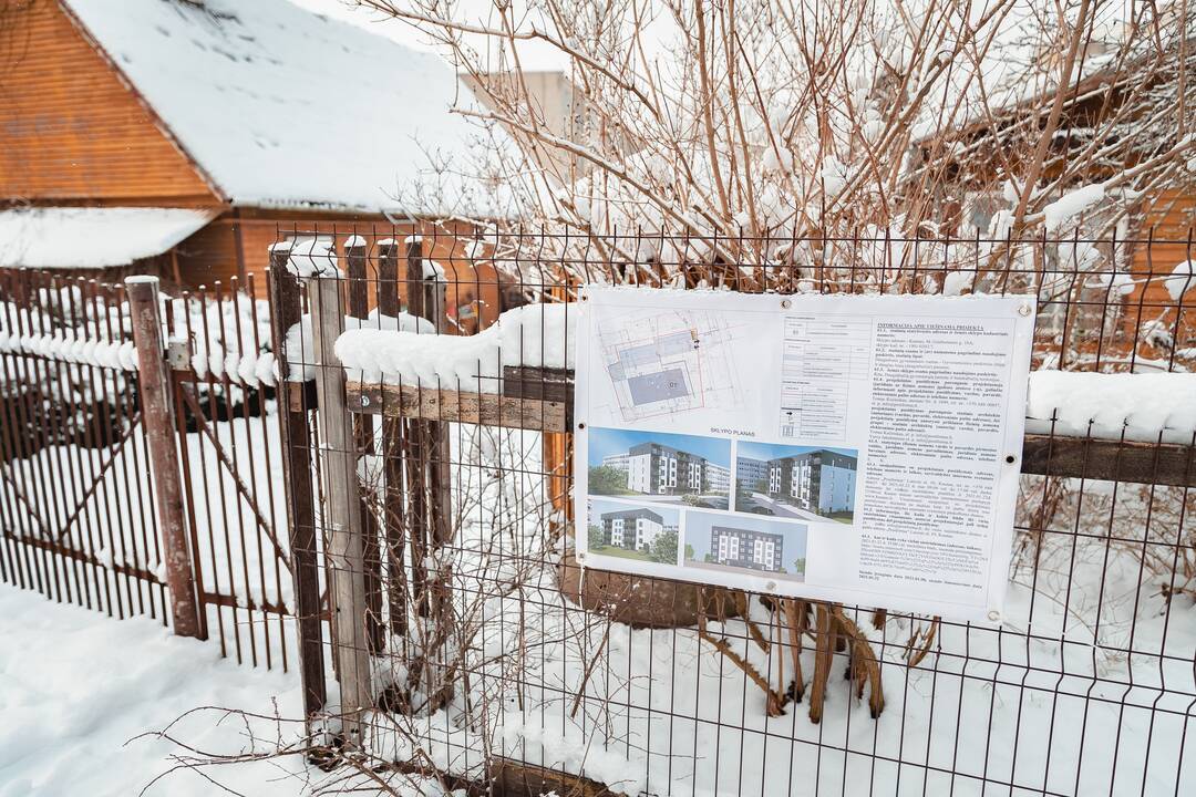 Pokytis: vieno aukšto su mansarda medinuką planuojama pakeisti moderniu penkiaaukščiu.