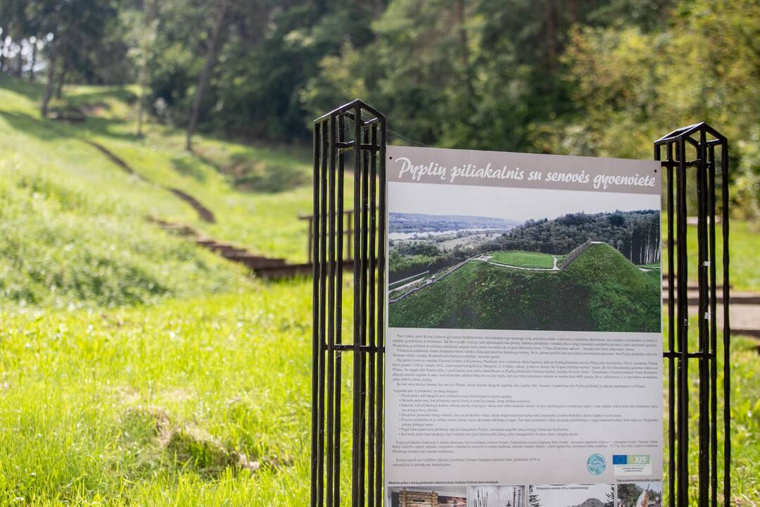 Panorama: baiminamasi, kad nuo piliakalnio atsivers vaizdas ne į Nemuną, o į naujas statybas.