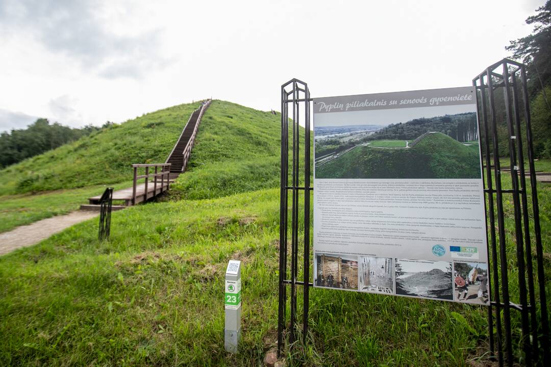 Panorama: baiminamasi, kad nuo piliakalnio atsivers vaizdas ne į Nemuną, o į naujas statybas.