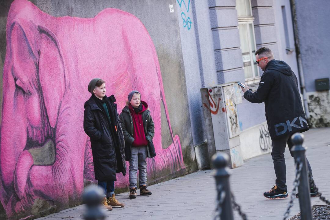 Siužetai: „Filmų vertos istorijos“, – pasakojo K.Stažytė, aptardama nemažai buvusių dabartinės „Kiemo galerijos“ kaimynų likimų.